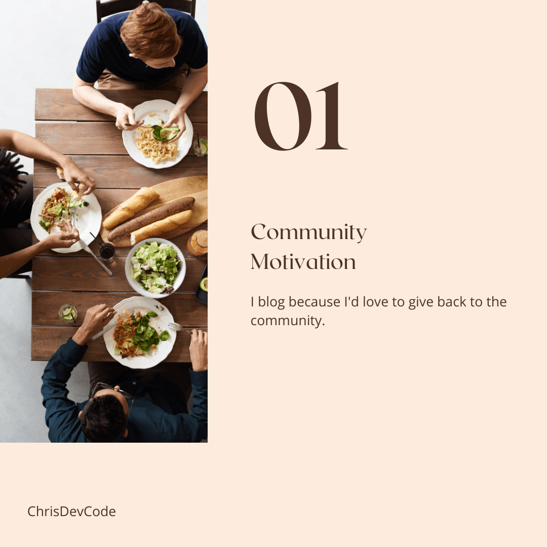 community motivation