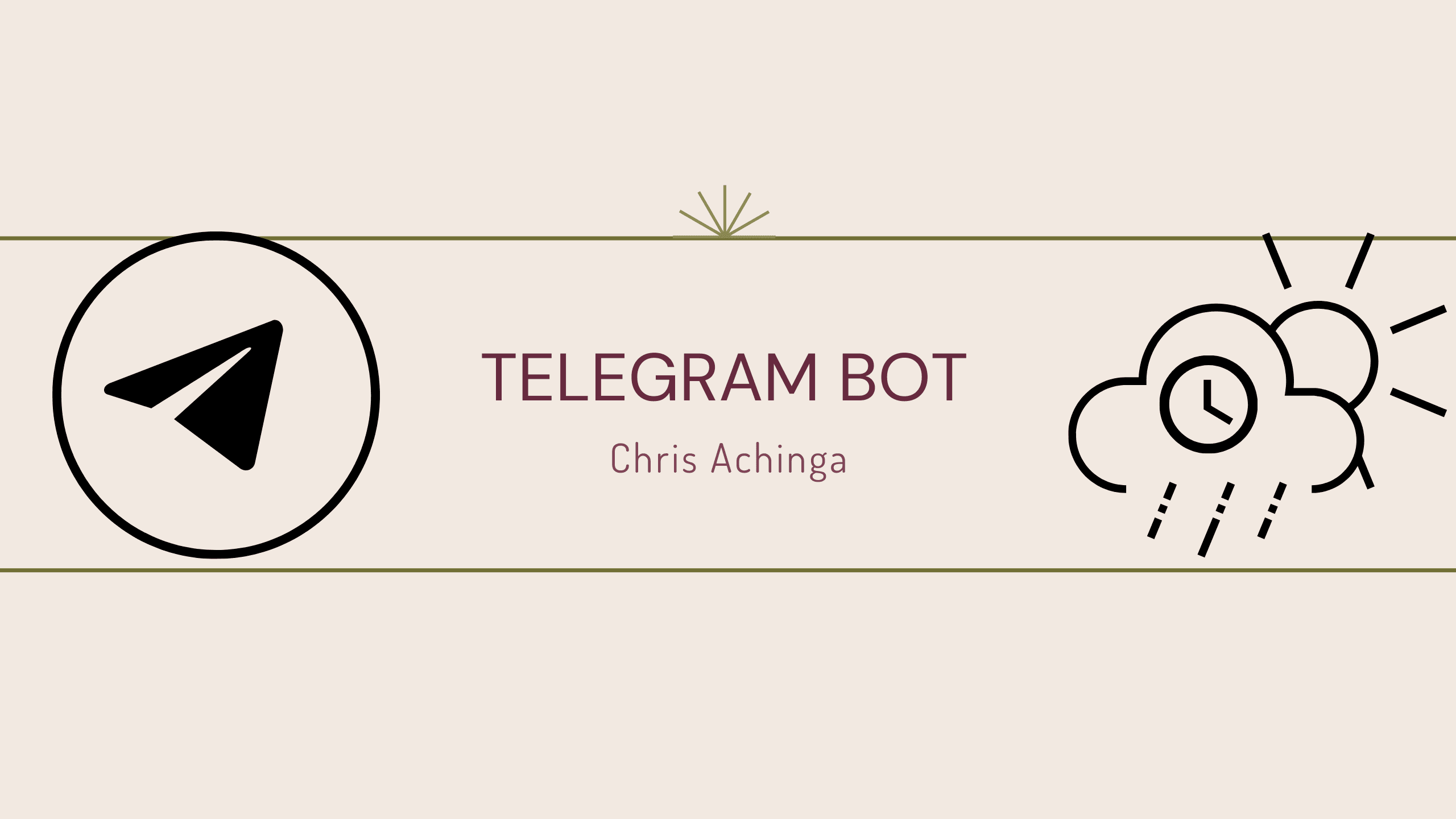 Building a Weather and Time Telegram Bot using Node.js