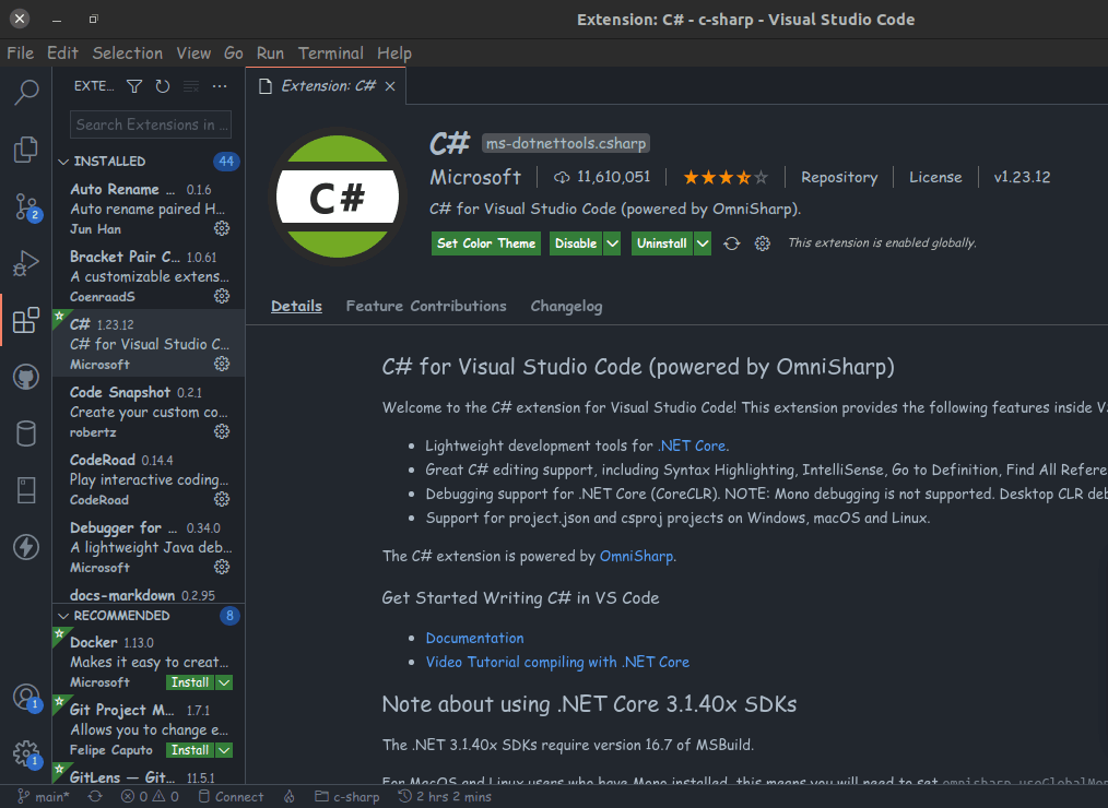 extension screenshot