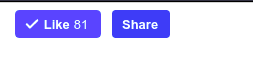 Facebook like button