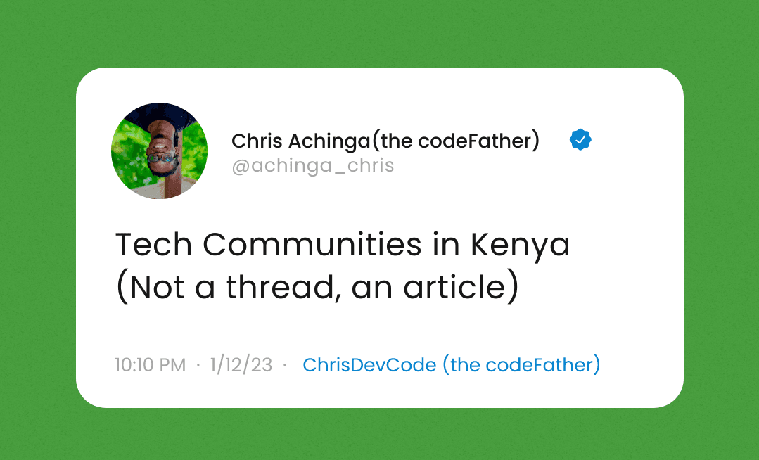 Developer Communities In Kenya