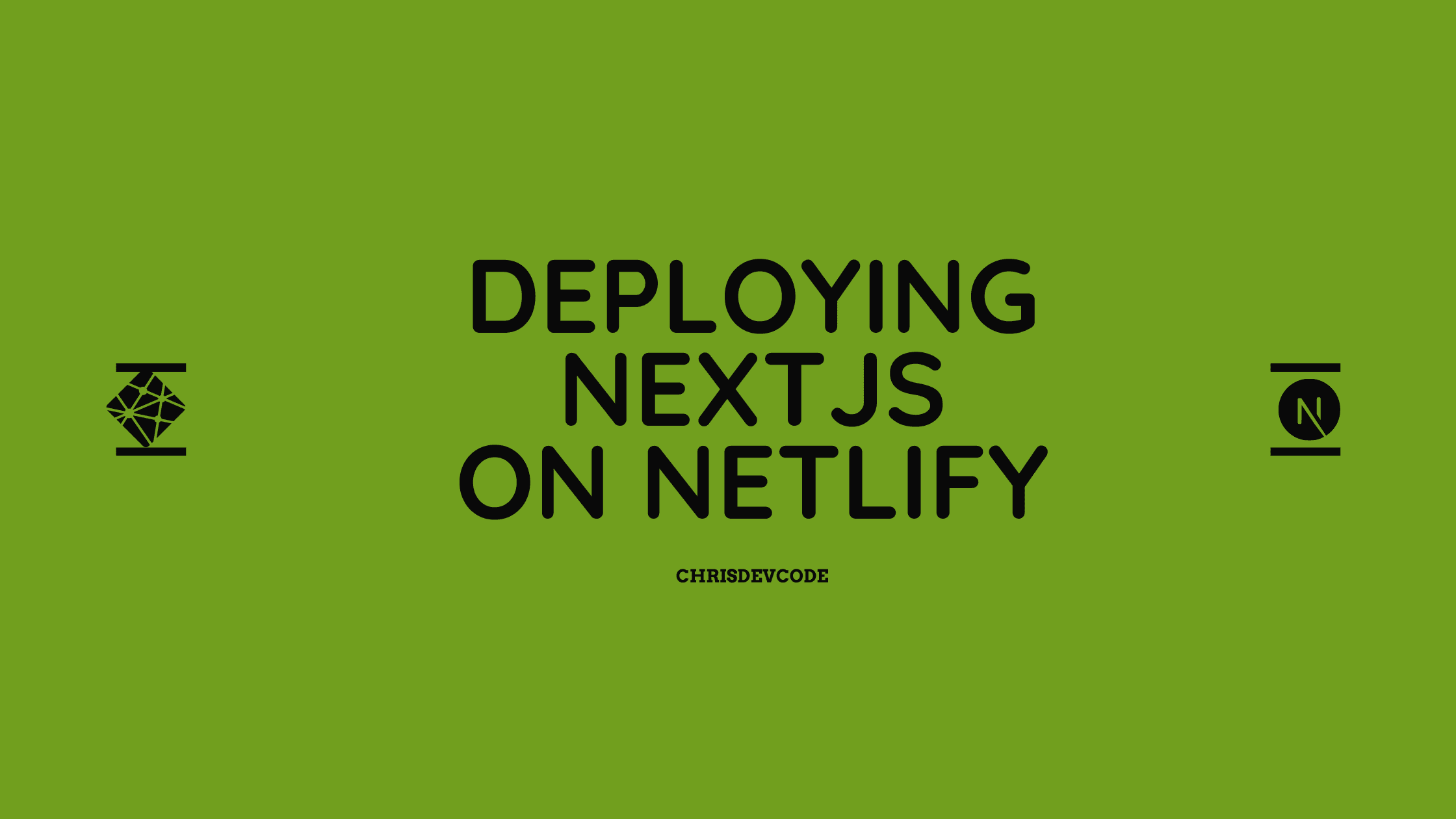 Deploying NextJS on Netlify - Starter Template