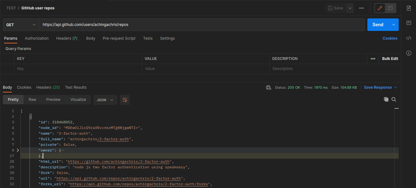 Postman Screenshot