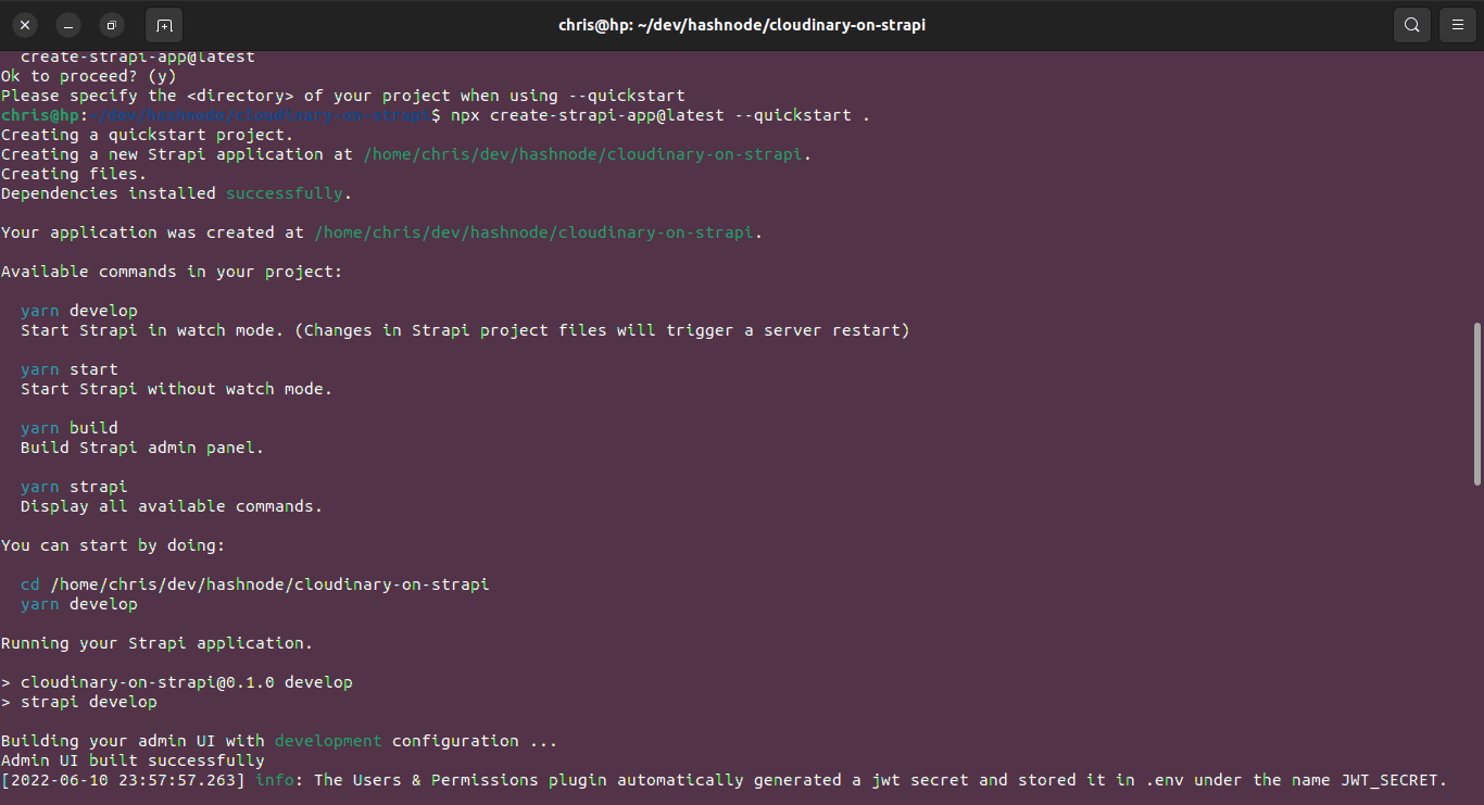 terminal commands